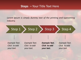 Berry Yogurt Milkshake PowerPoint Template