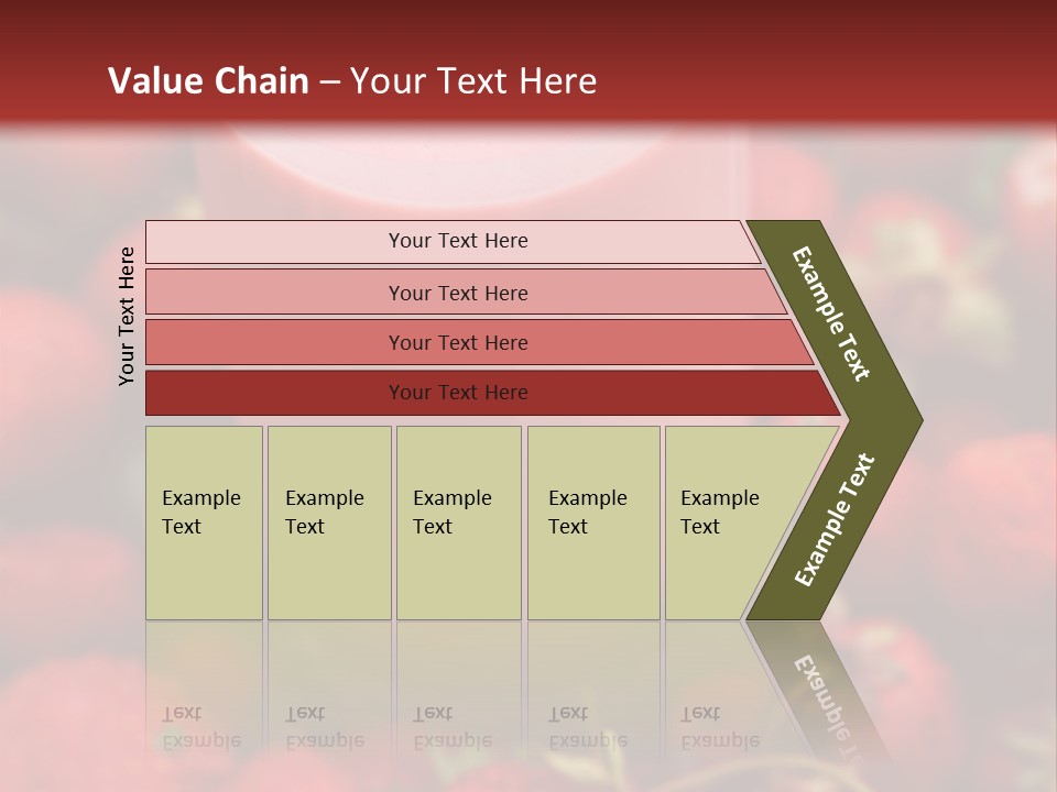 Berry Yogurt Milkshake PowerPoint Template