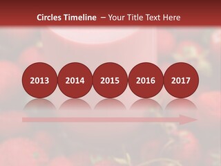 Berry Yogurt Milkshake PowerPoint Template