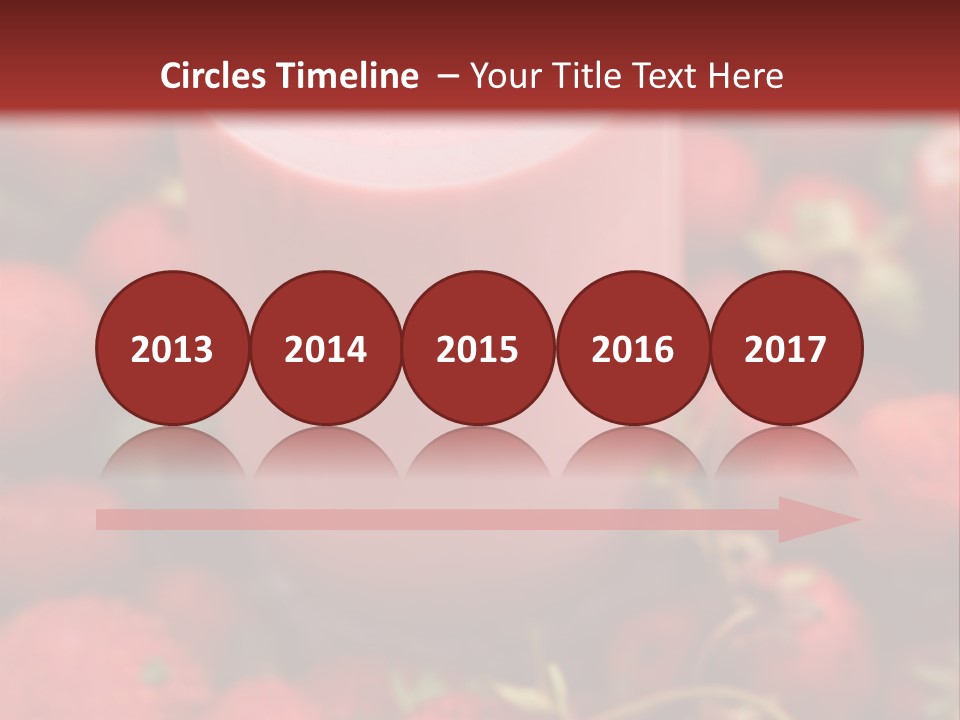 Berry Yogurt Milkshake PowerPoint Template