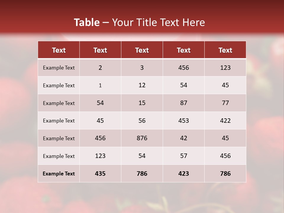 Berry Yogurt Milkshake PowerPoint Template