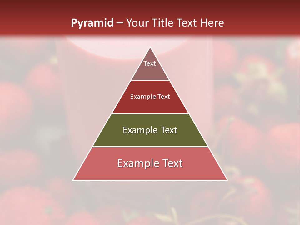 Berry Yogurt Milkshake PowerPoint Template