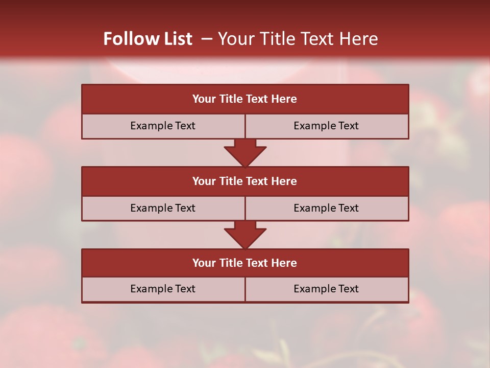 Berry Yogurt Milkshake PowerPoint Template