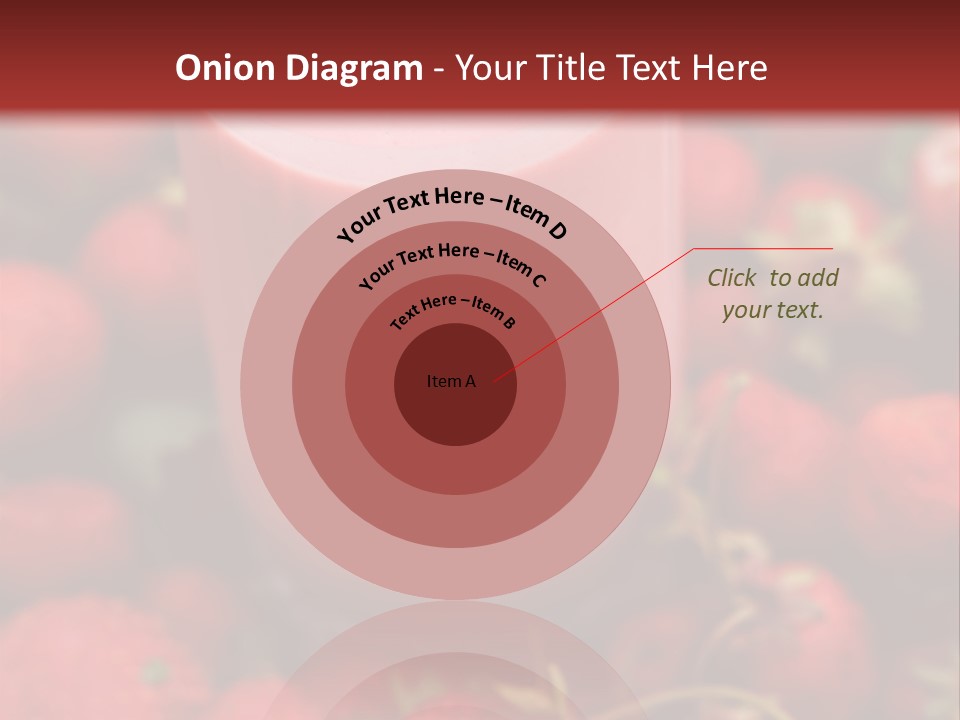 Berry Yogurt Milkshake PowerPoint Template