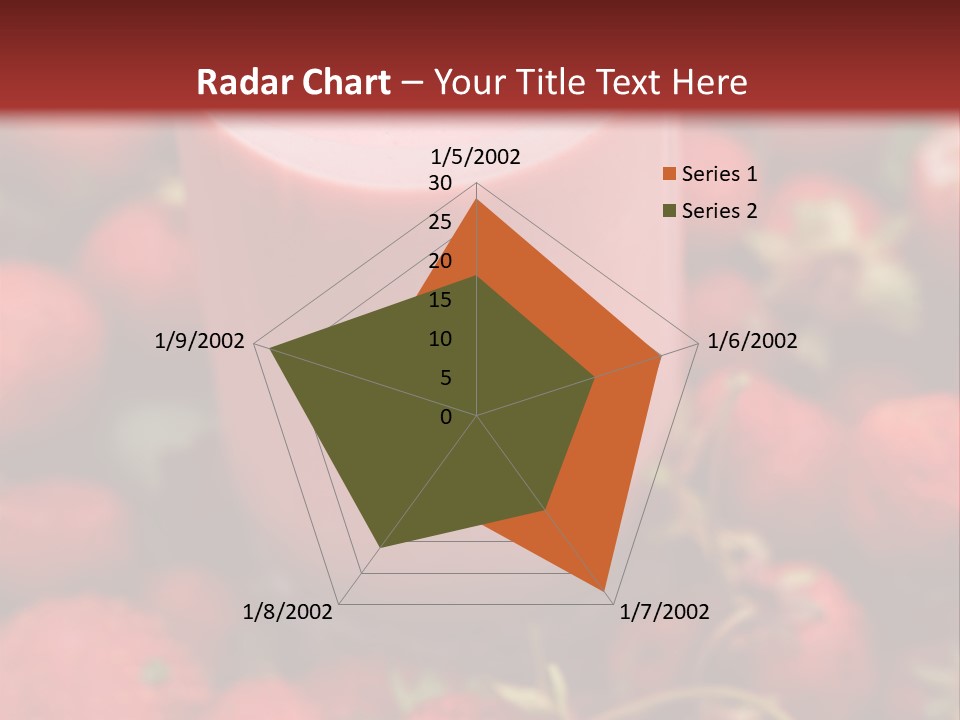 Berry Yogurt Milkshake PowerPoint Template