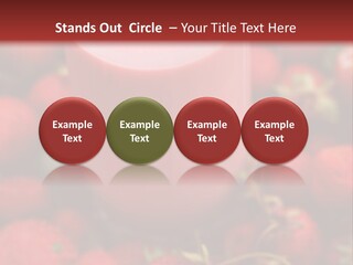 Berry Yogurt Milkshake PowerPoint Template