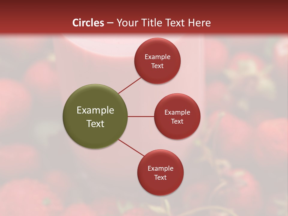 Berry Yogurt Milkshake PowerPoint Template