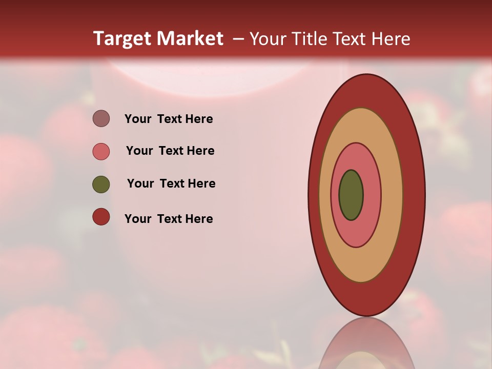 Berry Yogurt Milkshake PowerPoint Template