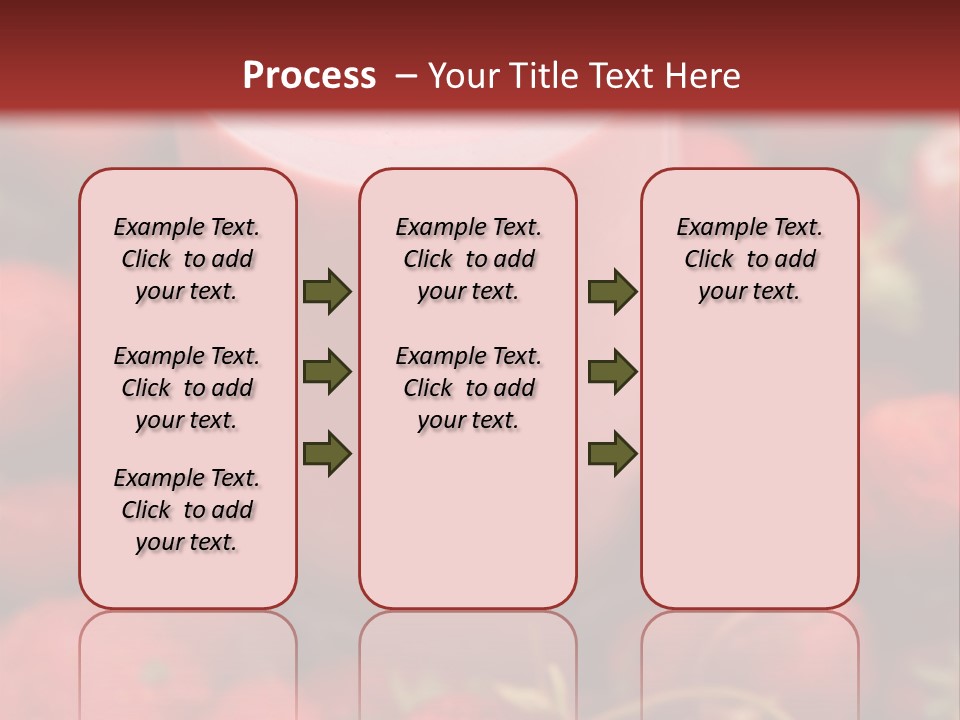 Berry Yogurt Milkshake PowerPoint Template
