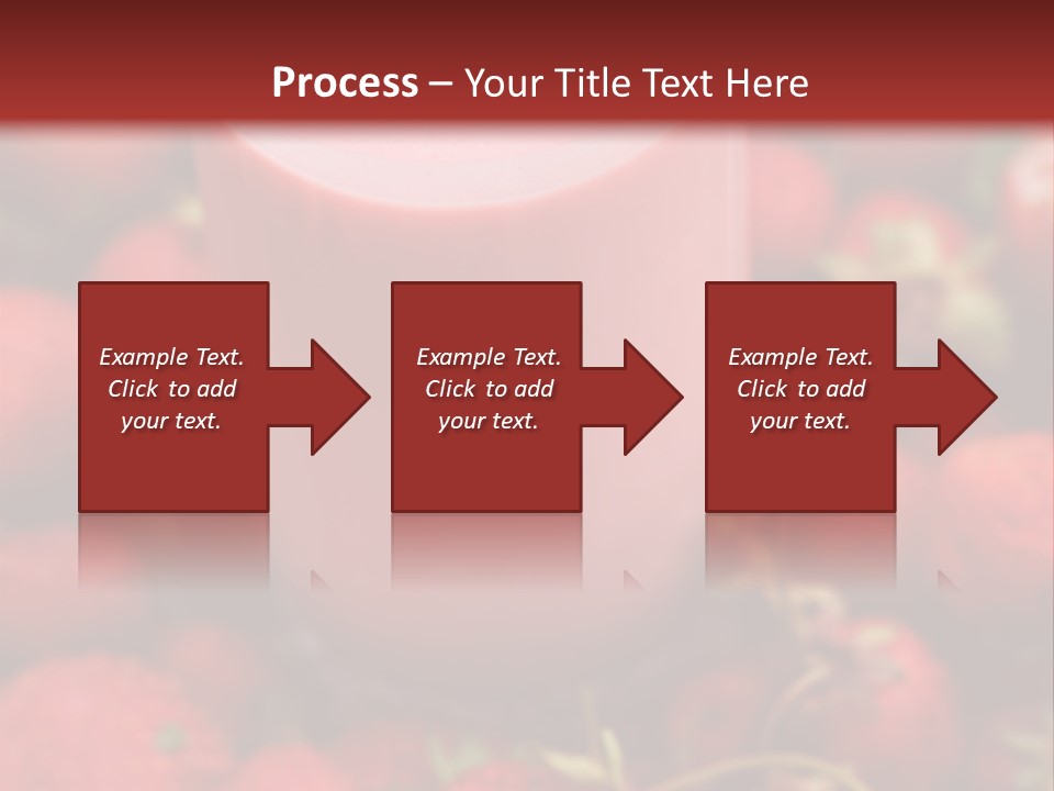 Berry Yogurt Milkshake PowerPoint Template