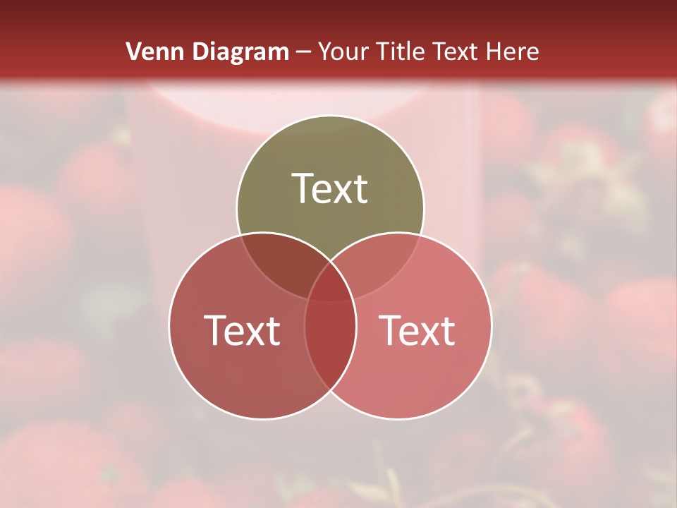 Berry Yogurt Milkshake PowerPoint Template