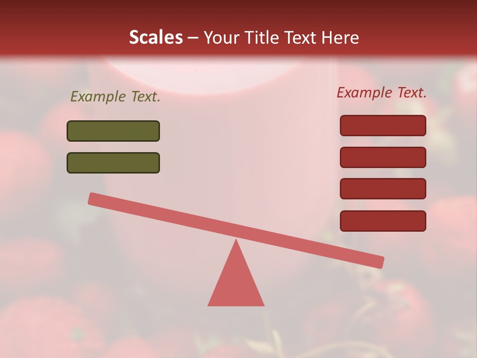 Berry Yogurt Milkshake PowerPoint Template