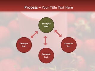 Berry Yogurt Milkshake PowerPoint Template