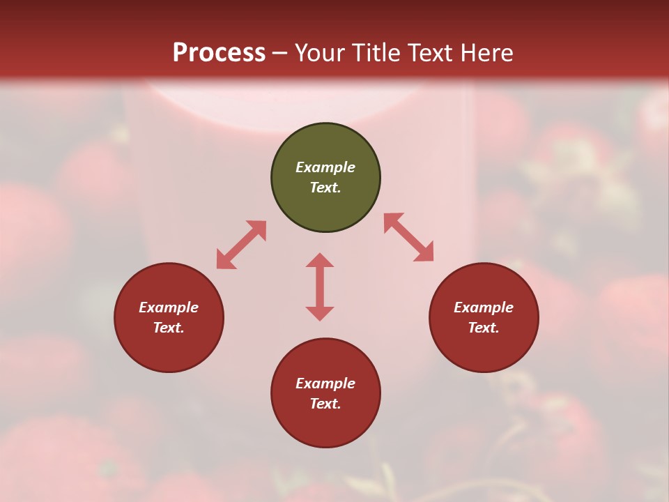 Berry Yogurt Milkshake PowerPoint Template