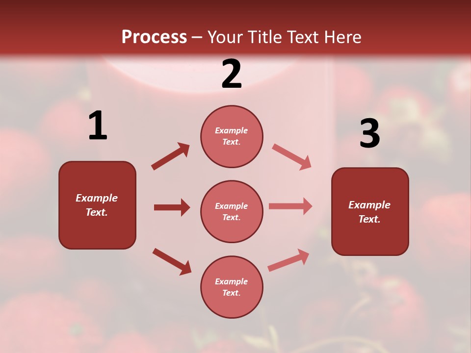 Berry Yogurt Milkshake PowerPoint Template