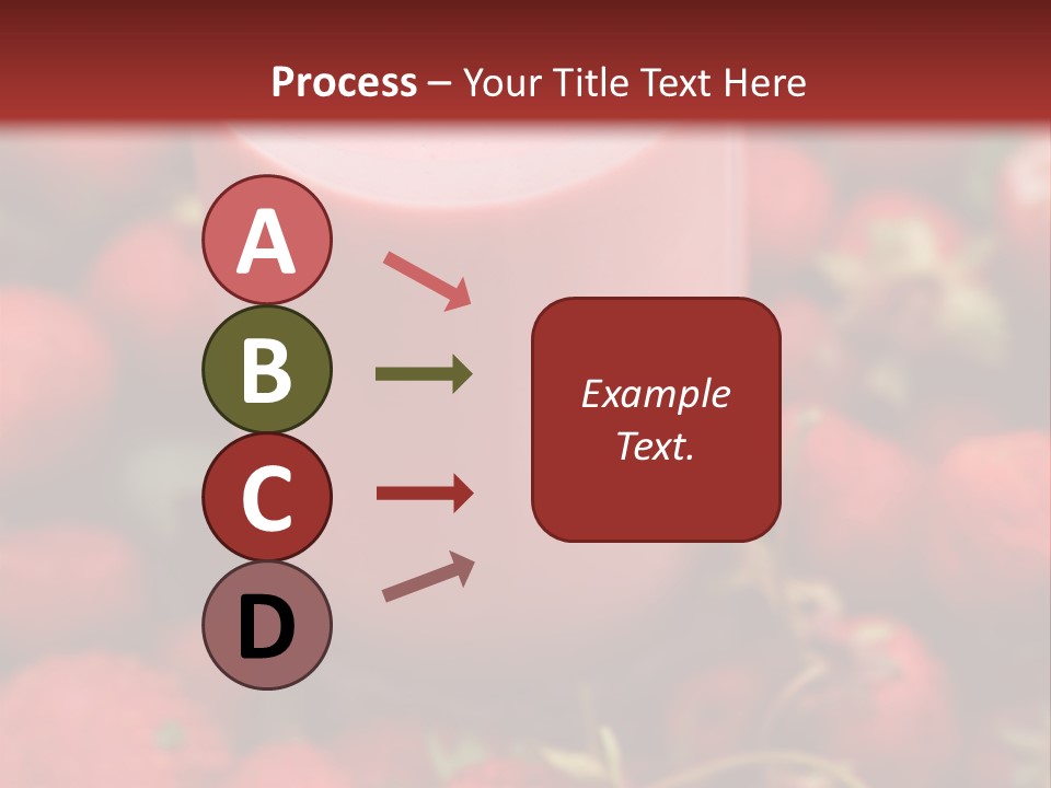 Berry Yogurt Milkshake PowerPoint Template