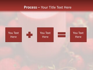 Berry Yogurt Milkshake PowerPoint Template