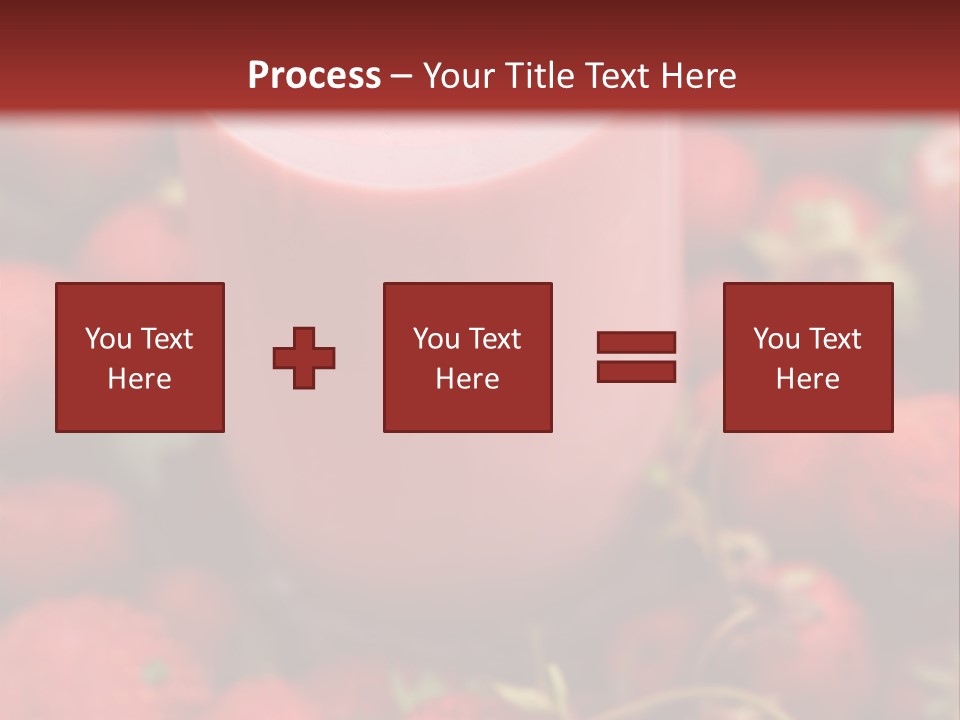 Berry Yogurt Milkshake PowerPoint Template