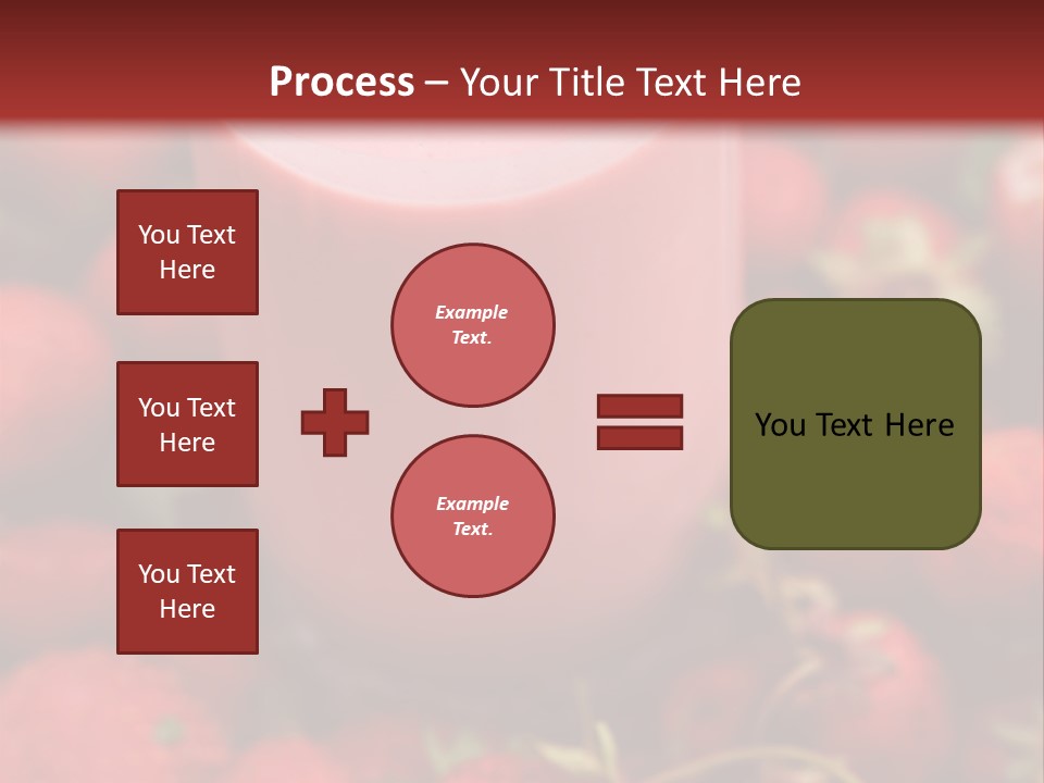 Berry Yogurt Milkshake PowerPoint Template
