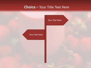 Berry Yogurt Milkshake PowerPoint Template