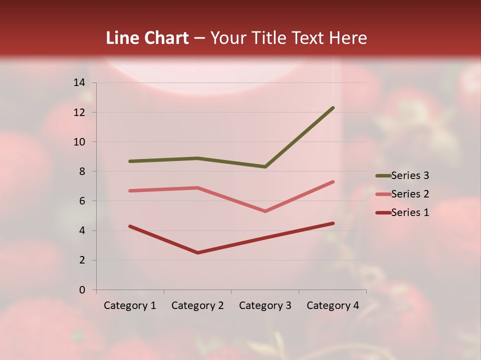 Berry Yogurt Milkshake PowerPoint Template