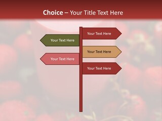 Berry Yogurt Milkshake PowerPoint Template