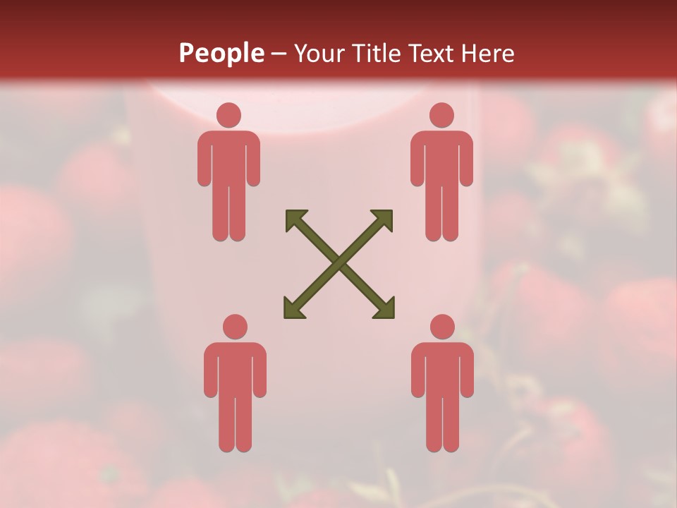 Berry Yogurt Milkshake PowerPoint Template