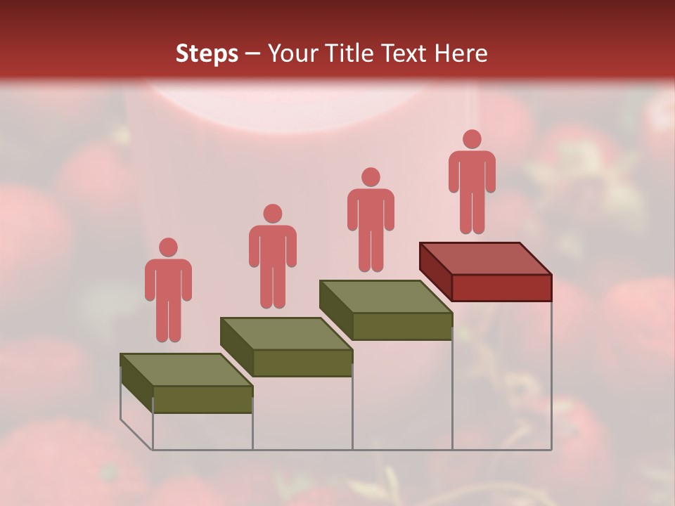 Berry Yogurt Milkshake PowerPoint Template