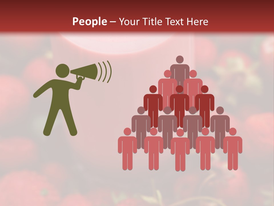 Berry Yogurt Milkshake PowerPoint Template