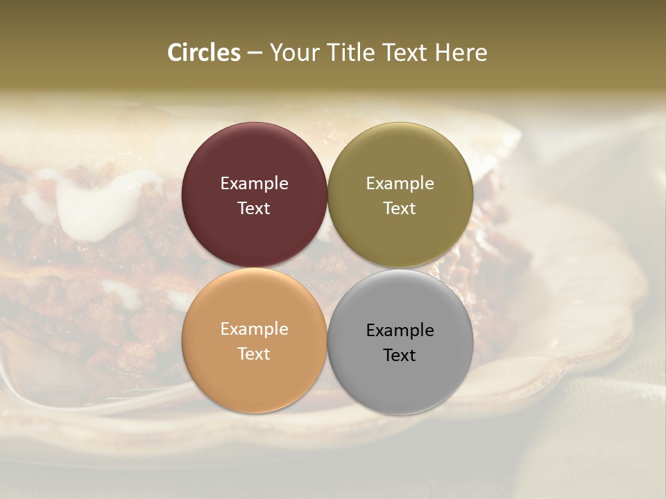 And Lasagna Red PowerPoint Template