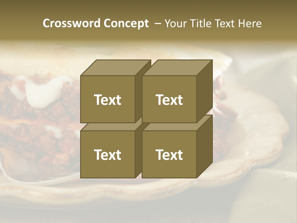 And Lasagna Red PowerPoint Template