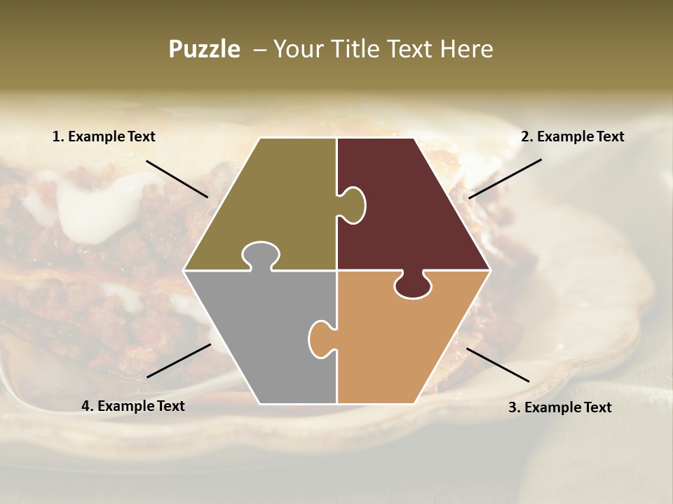 And Lasagna Red PowerPoint Template