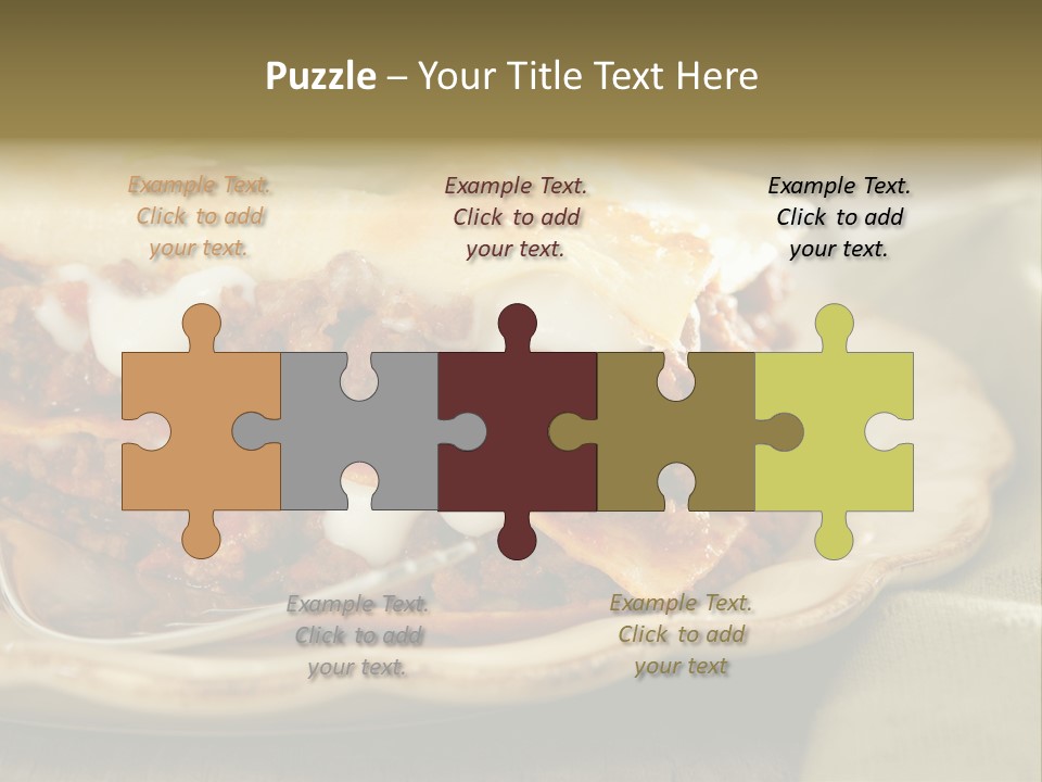 And Lasagna Red PowerPoint Template