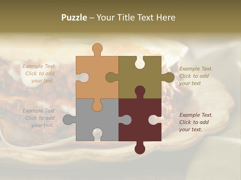 And Lasagna Red PowerPoint Template