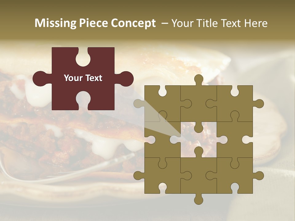 And Lasagna Red PowerPoint Template