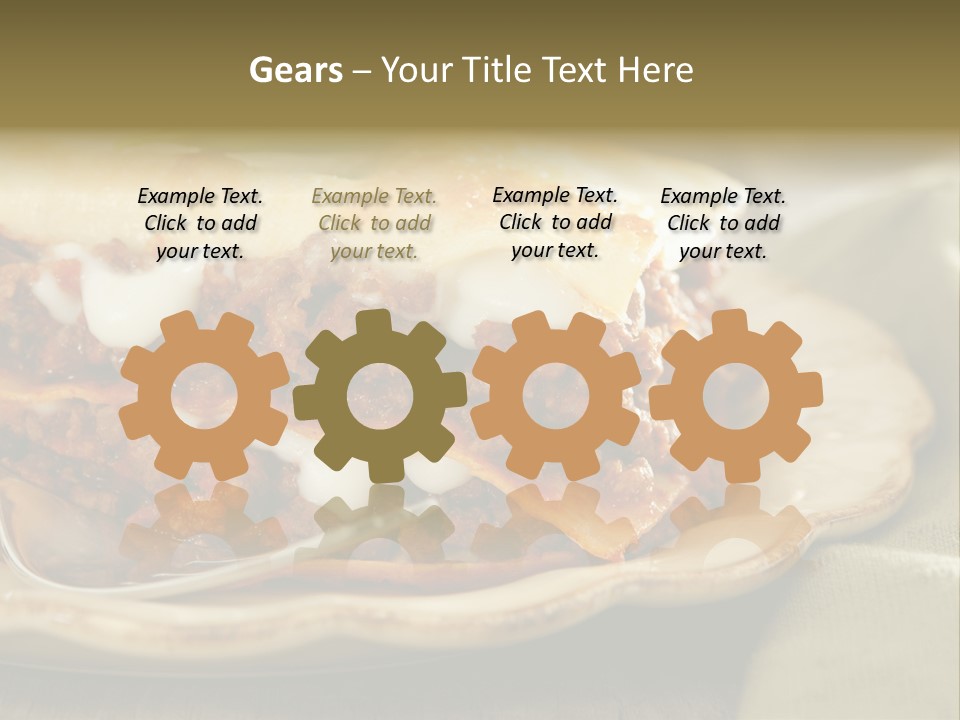 And Lasagna Red PowerPoint Template