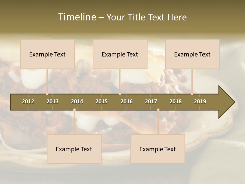 And Lasagna Red PowerPoint Template
