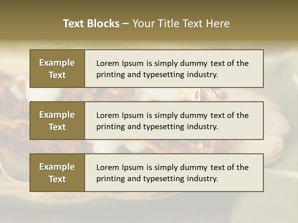 And Lasagna Red PowerPoint Template