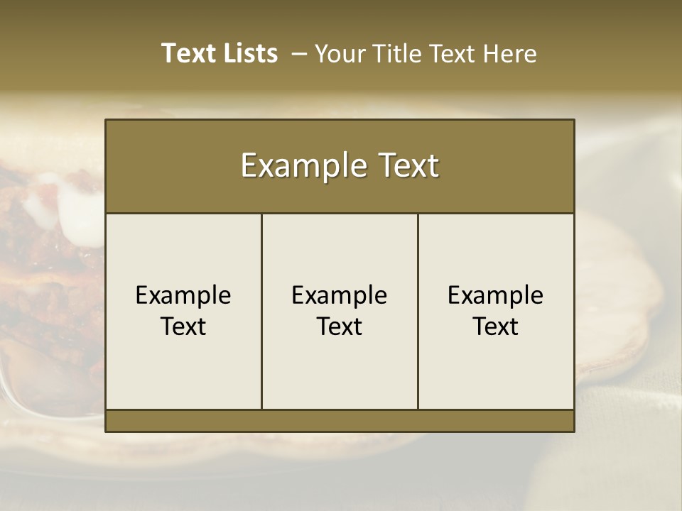 And Lasagna Red PowerPoint Template