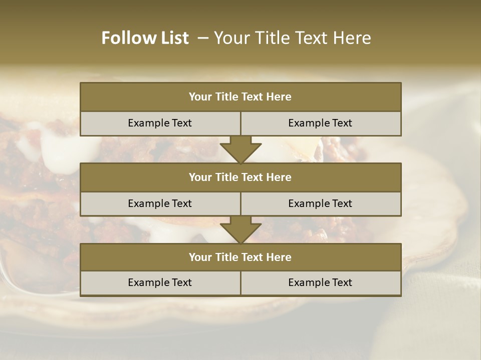 And Lasagna Red PowerPoint Template