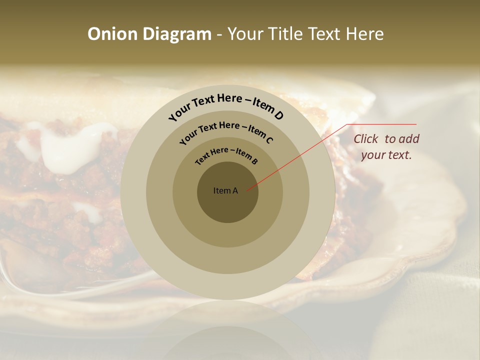 And Lasagna Red PowerPoint Template