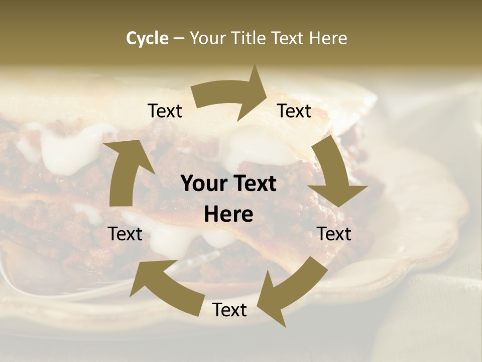 And Lasagna Red PowerPoint Template