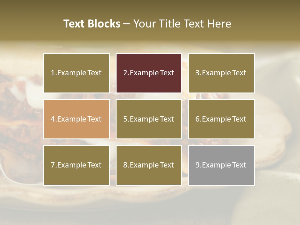 And Lasagna Red PowerPoint Template