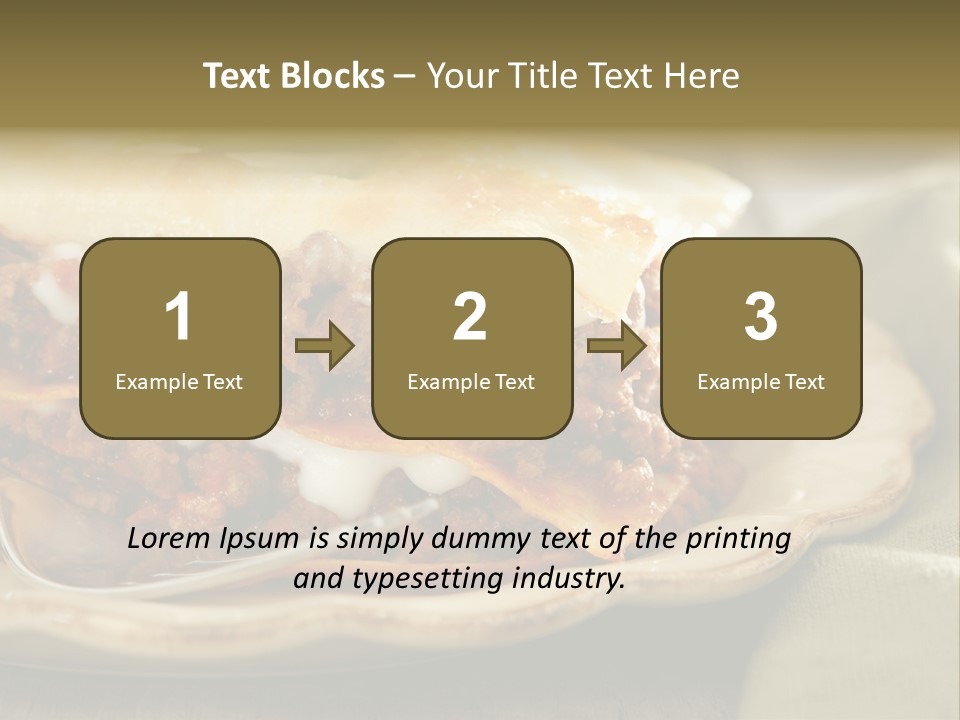 And Lasagna Red PowerPoint Template