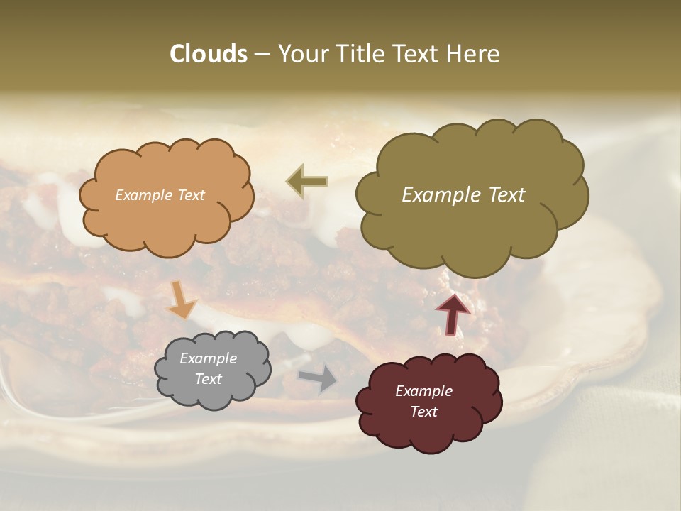 And Lasagna Red PowerPoint Template