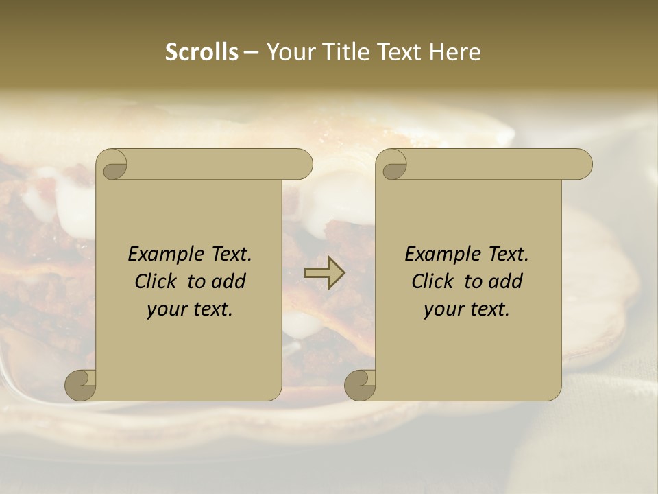 And Lasagna Red PowerPoint Template