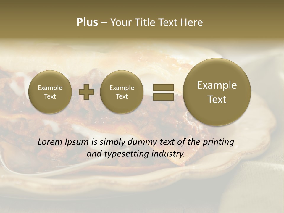 And Lasagna Red PowerPoint Template