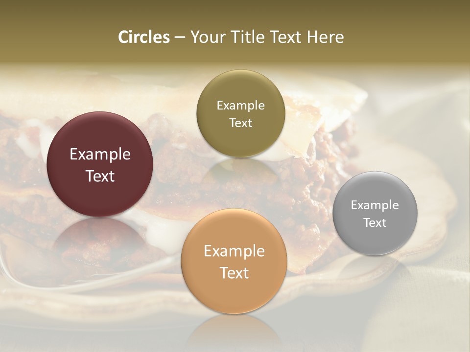 And Lasagna Red PowerPoint Template