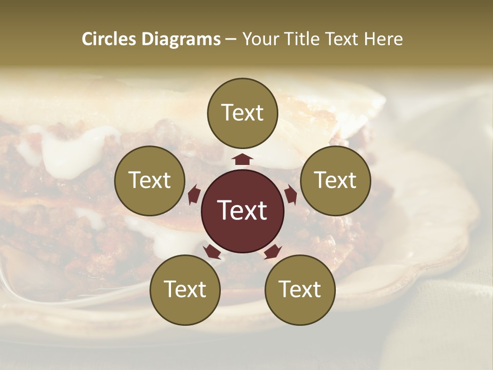 And Lasagna Red PowerPoint Template