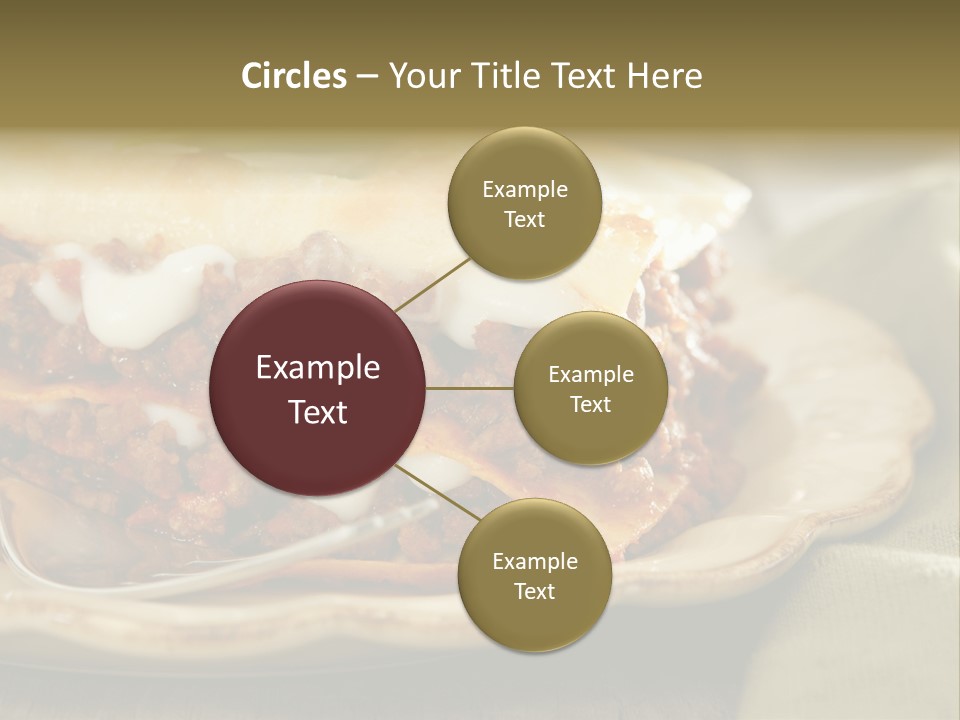 And Lasagna Red PowerPoint Template